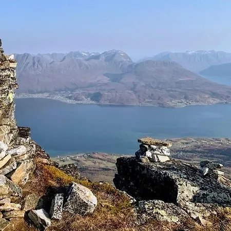 Large House With Fjord View On Andorja בית נופש *