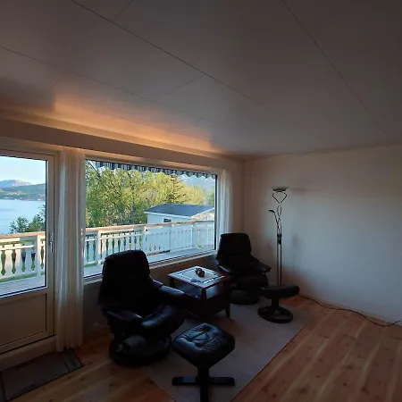 Large House With Fjord View On Andorja Ibestad